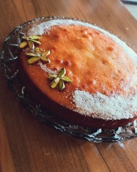 کیک زعفرانی خوشمزه ?