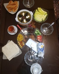 اینم از افطاری ساده دیشب ما