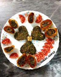 کوکوی سبزی با گردو