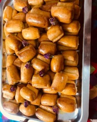 شیرینی دانمارکی یا گل محمدی