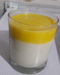 فرنی دو رنگ