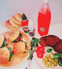 همبرگر مخصوص خانگی