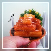 بامیه خانگی دستورش رو پایین گذاشتم