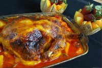 مرغ تنوری مرینه شده