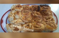 نان سیب و گردو و دارچین