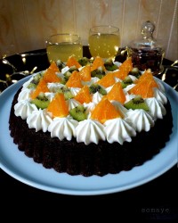 تارت کیک شکلاتی