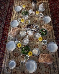 سفره افطاری من برای خانواده عزیزم