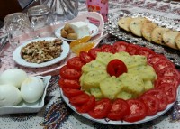 آخرین سفره ی افطار .سال۹۹.