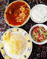 خورشت قیمه با گوشت چرخ کرده