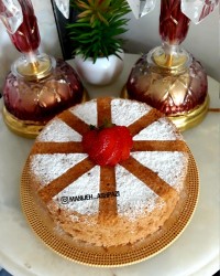 کیک اسفنجی ۲تخم مرغی