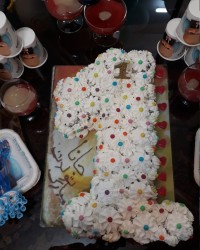 کیک لیوانی واسه تولد نوه ی گلم جانای عزیزم