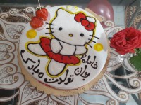 کیک تولد دختر گلم