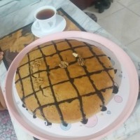 کیک گردویی ساده