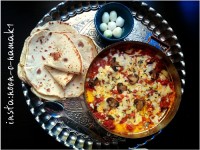 نان خانگی با ماست