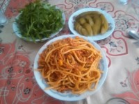 ماکارونی ناهار امروز ما