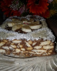 شیرینی موزاییکی بدون فر