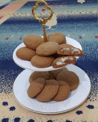 کوکی شکلاتی با مغز نارگیل