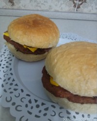 چیز برگر خانگی