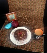 کیک شکلات موزی