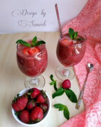 میکس توت فرنگی و هندوانه