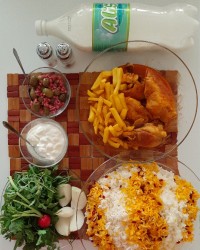 زرشک پلوومرغ لذیذم