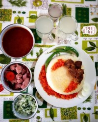 خورشت هویج با گوشت