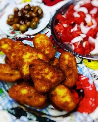 کوکوی سیب زمینی پخته