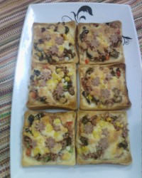 پیتزا نون تست از نمای نزدیک