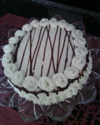 اولین کیک خامه کشی شده بنده