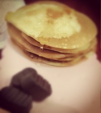 اینم از پنکیک های من ❤️?