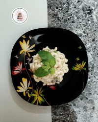 پاستا سبزیجات با سس سفید