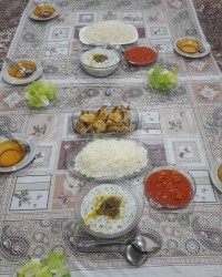 سفره تولدم همراه با کادو زن داداشم و دخترم و پسرم