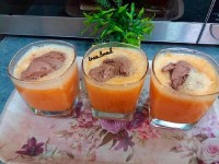 اب هویج بستنی کاکائویی