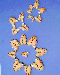 شیرینی زنجبیلی به شکل آدمک