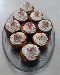 مافین توت فرنگی