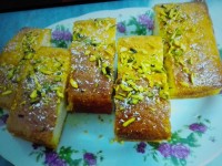 کیک باقلوایی