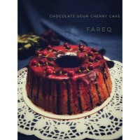 کیک آلبالویی شکلاتی