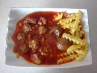 خورشت قیمه باگوشت قلقلی وگوسفند
