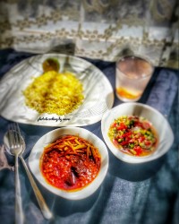 خورش قیمه با کوفته قلقلی