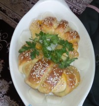 پیراشکی مرغ..... سرآشپز پاپیون لطفا عکسامو بزار?