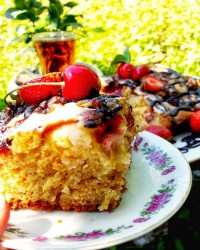 کیک میوه ای