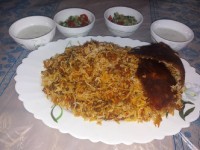 هویج پلو با لوبیا چیتی