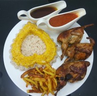 خوراک بلدرچین در فر