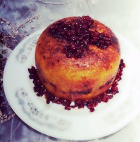ته چین مرغ با زرده تخم مرغ