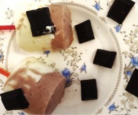 بستنی وانیلی .