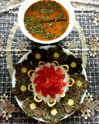 کوکوی سبزی با گردو