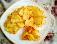 چیپس سرکه ای خونگی