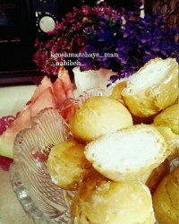 نان خامه ایی لقمه ایی در توستر