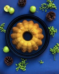 کیک زرد الو