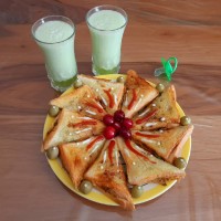 اسنک قارچ و گوشت